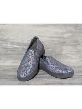 Vionic Avery Metallic Slip-On Shoes Size 7.5